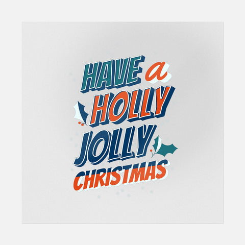 Holly Jolly Christmas - Ready-to-Press DTF Transfer