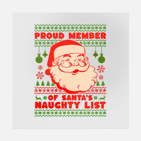Santa's Naughty List - Christmas Ready-to-Press DTF Transfer