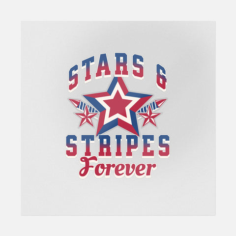 Stars, Stripes, Forever - Patriotic Ready-to-Press DTF Transfer